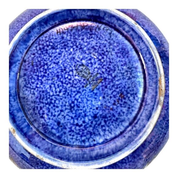 Wedgwood Hummingbird Luster Rare Bowl 8" Diameter Serving Centerpiece Large - Picture 8 of 10